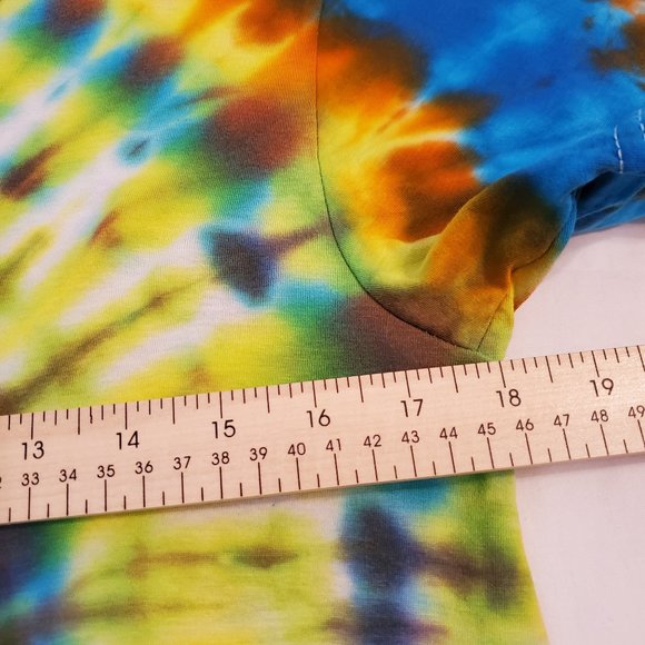tie dye boho style unisex T shirt size S. 100% soft cotton. - Picture 9 of 10